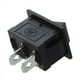 thumbnail image 4 of 30 piezas interruptor basculante NQ negro 2 pines CA 125 V 10 A 250 V 6 A, 4 of 5