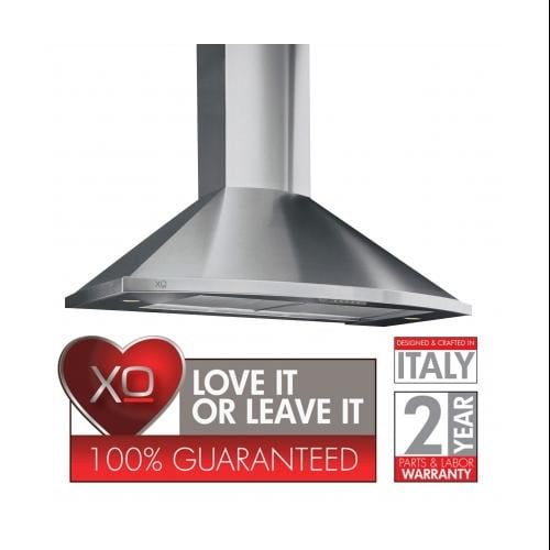 XOS Series XOS36S 36 Chimney Style Wall Mount Designer Range Hood ... XOS Series XOS36S 36 Chimney Style Wall Mount Designer Range Hood ...