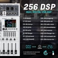thumbnail image 3 of Consola de audio mezcladora BOMGE de 8 canales con Bluetooth y MP3, 256 DSP, 3 of 9