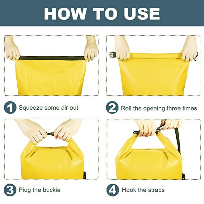 Zunammy 10 LT Waterproof Dry Bag with Outer Pocket