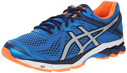 ASICS GT 4 Running Shoe, Electric Blue/Silver/Flash Orange, 10 M US