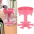 thumbnail image 5 of Estante dispensador de Vino ANGGREK 6 Vasos de Chupito rosa, 5 of 5