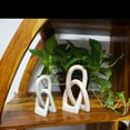 thumbnail image 2 of Stoneage Arts Entwined Love Knot Sculpture 8 Inch Natural Hand Carved in Kenya, 2 of 5