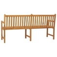 thumbnail image 2 of vidaXL Garden Bench 180 cm Solid Teak Wood, 2 of 5