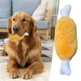 Xinwennn Plush Double Bone Chicken Leg Tooth Grinding Soundmaking Toy