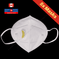 thumbnail image 1 of Masque Facial Jetable 5 Pcs Anti-Poussière Protecteur Sécurité, 1 of 1
