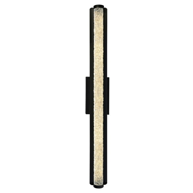 Fiji Integrated LED Black Outdoor Wall Light