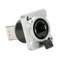 thumbnail image 2 of Rj45 Right Angle Connector Rj45 Waterproof Connector Waterproof Right Angle Connector Yt-rj45 Aviation Plug RJ45 Right Angle Connector Waterproof Round Insulator Material YTRJ45, 2 of 8