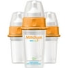 MilkBank BPA Free Insulated Feeding Bottles 5 oz - 3-Pack Multi-Colored