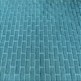 thumbnail image 1 of Ahgly Company Indoor Square Patterned Blue Eyes Blue Area Rugs, 5' Square, 1 of 6
