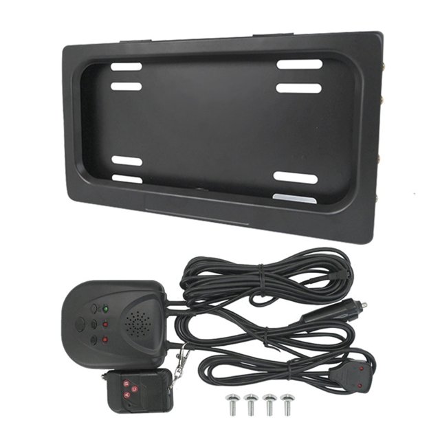Wzzjkit Car License Bracket US General License for 24 Hour Protecting and Windproof
