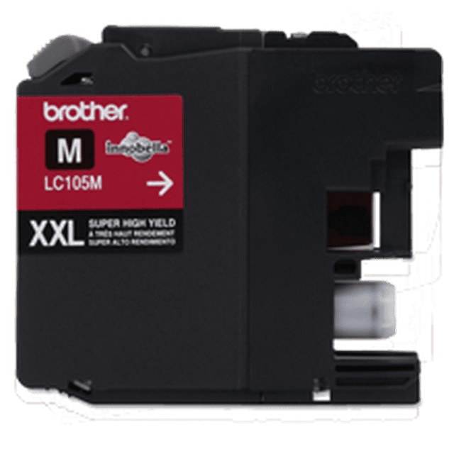 Zoomtoner Cartouche d'Encre Compatible Brother MFC-J4610DW Brother LC105M (TTG) Rendement Super Élevé Magenta