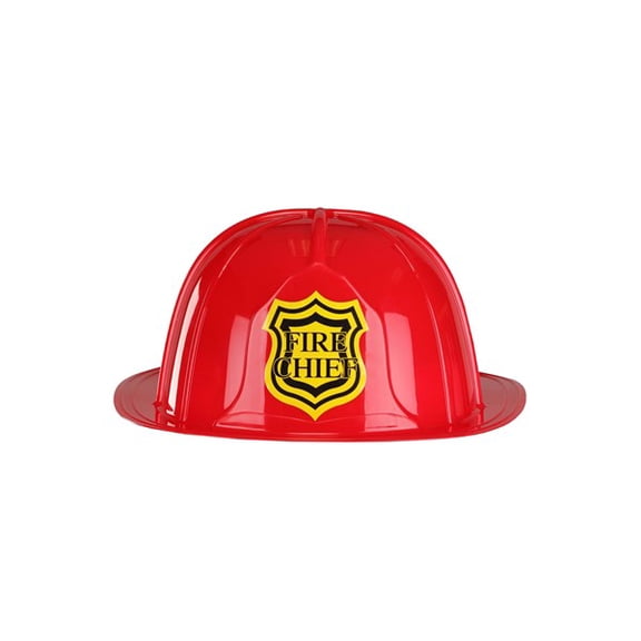 Red Firefighter Costume Helmet for Adults | Firefighter Accessories
