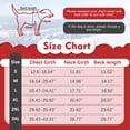 thumbnail image 3 of Kuoser Warm Dog Coat Reflective Dog Winter Jacket with High Collar, Red, S, 3 of 7