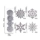 thumbnail image 2 of Christmas Glitter Snowflake Christmas Pendant 40 Uds Colgante de cadena de copo de nieve en polvo con purpurina navideña adornos de copos de nieve coloridos decoración de, 2 of 6