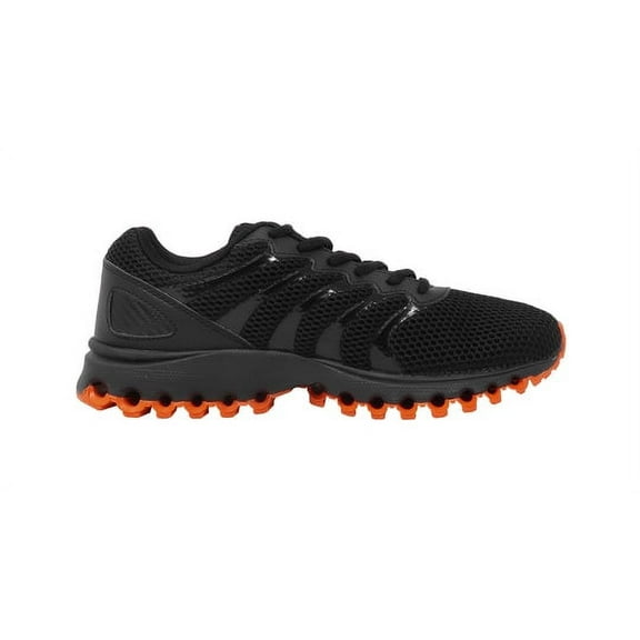 K-Swiss Men's Tubes Comfort 200 Mesh Black/Orange Sneakers