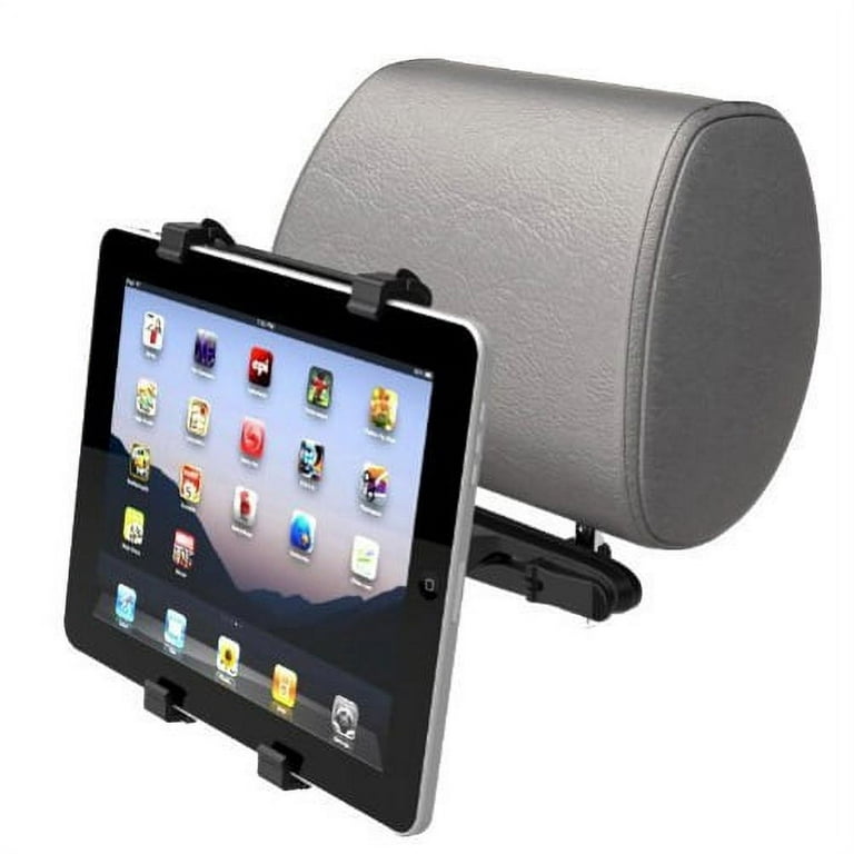 iPad 4 Car Headrest Mount Tablet Holder Swivel Cradle Back Seat Dock Stand  Kit Black Q4J 