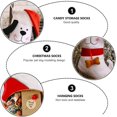 thumbnail image 3 of Christmas Tree Plush Gift Stocking Creative Xmas Candy Stocking Bags Home Decor For Xmas Tree(multicolor)(2pcs), 3 of 5