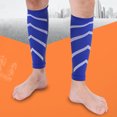 thumbnail image 3 of Bicicleta Pierna Pantorrilla Espinilleras Apoyo Correr Ndcxsfigh Atletismo Mangas de compresión (Azul), 3 of 6