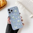thumbnail image 2 of Compatible with iPhone 14 Pro Case for Girls Women, Floral Flower Pattern Design Silicone Case, Slim Shockproof TPU Protective Bumper Case Cover for iPhone 14 Pro 6.1 inch,Grey, 2 of 7