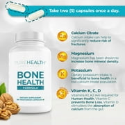 مكمل الكالسيوم والمغنيسيوم لصحة العظام وفيتامينات العظام والمفاصل بواسطة أبحاث PureHealth