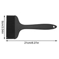 thumbnail image 2 of Basting Brush, Large Silicone Wide BBQ Brush One-Piece Design for Grilling Baking Cooking Kitchen Tool Heat Resistant Oil Brush for Outdoor Picnic Barbecue Use Gray, 2 of 5