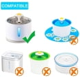 thumbnail image 3 of 4PCS Replacement Fountain Filters for 2.4L Round Water Fountain Automatic Pet Fountain Filters, 3 of 7