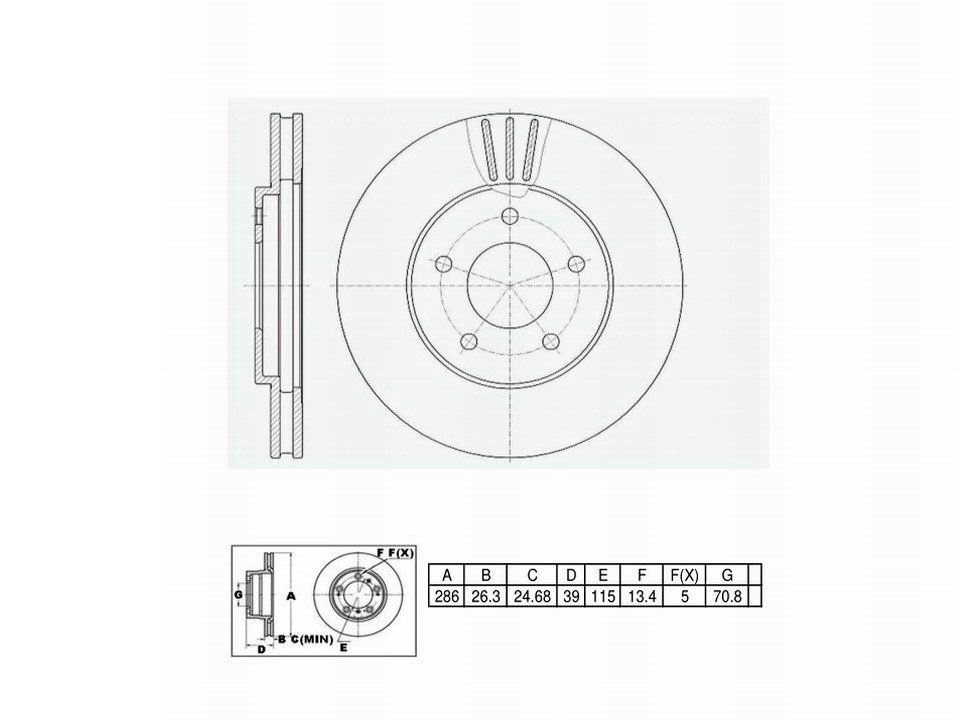 Winstop Brake Rotor, Front WS231721, Chevrolet Lumina 2001-1995
