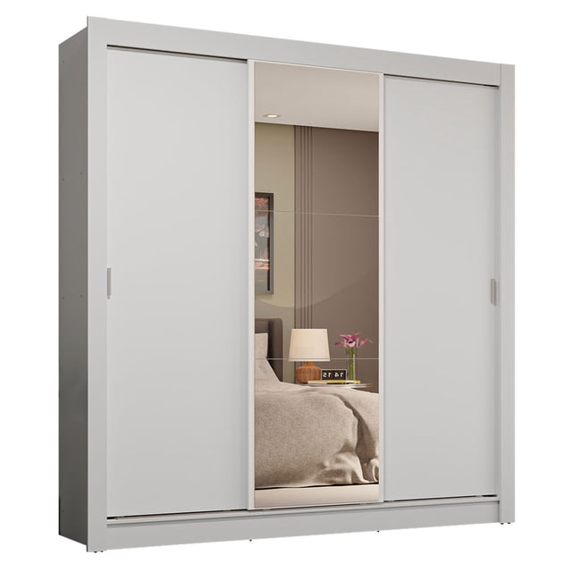 Ropero Clóset Madesa 3 Puertas 1 Espejo BB 02