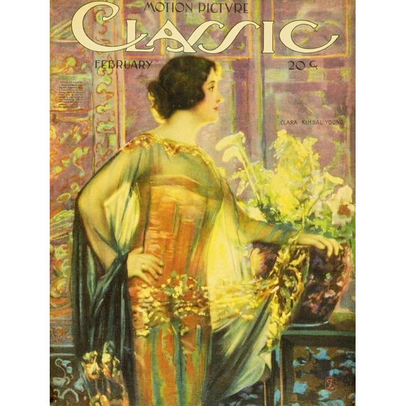 Young, Clara Kimbal - movie POSTER (Motion Picture Classic Magazine Cover 1920's Style A) (27" x 40")