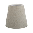 thumbnail image 2 of PLJFXXM 1PCS Chandelier Lamp Shades 5 Inch, Mini Barrel Lampshades Clip On for Table Lamp Wall Lamp Replacement, Natural Linen Mini Lamp Shade, 3.5x5x5.5in, 2 of 3