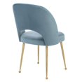 thumbnail image 3 of TOV Furniture Swell Sea Blue Velvet Chair with Gold Legs, 3 of 14