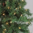 thumbnail image 2 of Northlight 4' Pre-Lit Woodland Alpine Artificial Christmas Tree, Clear Lights, 2 of 3