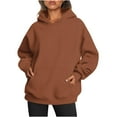 thumbnail image 1 of MeetoTime Sweat à Capuche Surdimensionné pour Femmes 2024 Décontracté à Manches Longues avec Poches, 1 of 5