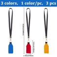 thumbnail image 2 of 3Pcs 3 Colors Floating Neoprene Keychain Red Blue Orange Waterproof Floatable Boat Alloy Ring Fob Key Chain with Lanyards, 2 of 7