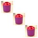 thumbnail image 4 of Wosthever Soporte poroso para cepillo de dientes, soporte para de dientes, tubo para cepillo de para parejas, bloque de bolígrafo Violeta 3piezas, 4 of 6
