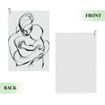 thumbnail image 2 of ONETECH Love Love Golf Towel Golf Accessories and Gifts 24x16in 2PC, 2 of 7