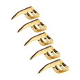 thumbnail image 1 of 5 Pcs Piques de Guitare pour Doigts Ensemble de Piques à Ongles en Acier Inoxydable Or, 1 of 9