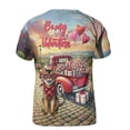 thumbnail image 2 of Be My Valentine's Abyssinian Truck Full of Love Flower Balloon All Over Print 3D Shirt Unisex Merch Cat Lover Kitten Owner Gifts - 02029, 2 of 6