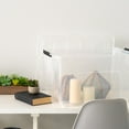 thumbnail image 4 of IRIS 54 Qt Stackable Plastic Storage Bins with Lids- See-Through- Clear, 4Pk, 4 of 4