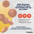 thumbnail image 3 of CUREWELL Senna-S Dual Action Natural Vegetable Laxative Plus Stool Softener (1000 Count) | Sennosides 8.6mg + Docusate Sodium 50mg | Relieves Occasional Constipation & Irregularity | Tablets, 3 of 7