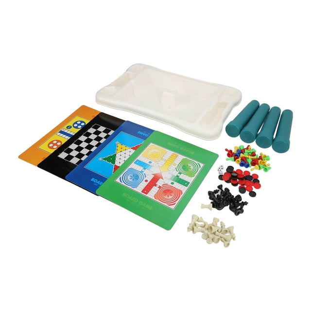 Juego de mesa de viaje portátil para niños, juego de mesa 8 en 1, juego de mesa de ajedrez, Ultra sensible