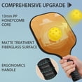 thumbnail image 4 of Pickleball Paddles Set Of 1, Fiberglass Surface, West & Cowboy Print, 1 Paddle, 2 Balls & Bag, 4 of 5