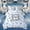 Blue B, variant on Feelyou Cartoon Letter D Twin Bedding for Kids, Football Soccer Print Bedding Comforter Set, Reversible, 7-Piece
