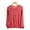 Red(New), variant on PNTUTB Fashion Women's V-Neck Long Sleeve Lightweight Loose Casual Base Layer Top