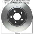 thumbnail image 2 of Detroit Axle - 2WD Front Wheel Bearing Hubs Brake Kit for Chevy GMC Silverado Sierra Yukon XL Express Savana 2500 Tahoe Wheel Bearing Hubs Brake Rotors Brake Pads Replacement : 12 inch Rotor, 2 of 6