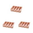 thumbnail image 1 of Molde de silicona para cubitos de hielo Toystoory Rectangular 4 rejillas, 1 of 6