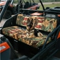 thumbnail image 3 of Uorisanigo UTV Bench Seat Cover Set for Kawasaki Mule 3010 Diesel 4x4 2003-2008, Dachshund Camo American Flag Mule Seat Cover Protector All Weather Protection, Replacement UTV Seats Cushion, 3 of 7