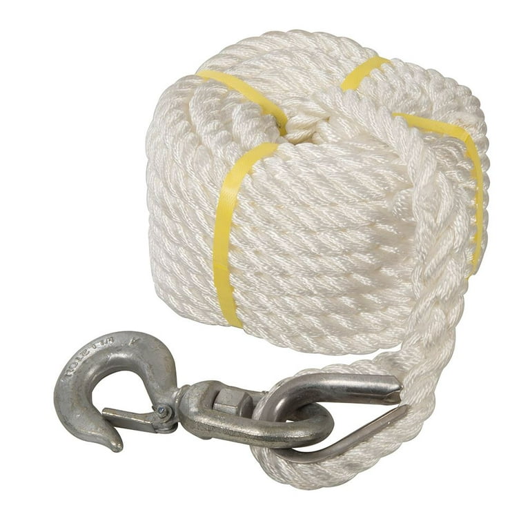 Silverline - Gin Wheel Rope with Hook - 20m x 18mm 