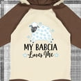 thumbnail image 4 of Inktastic My Babcia Loves Me Boys or Girls Long Sleeve Baby Bodysuit, 4 of 5